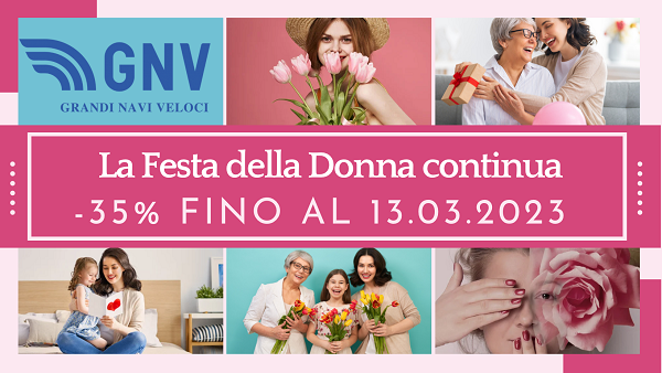 gnv festa della donna 35 al 13.03.2023 anteprima news