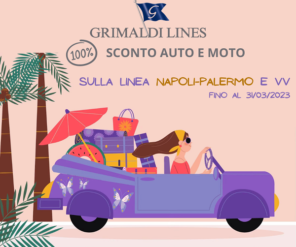 grimaldi auto gratis napoli palermo fino al 31.03.2023 anteprima news ok